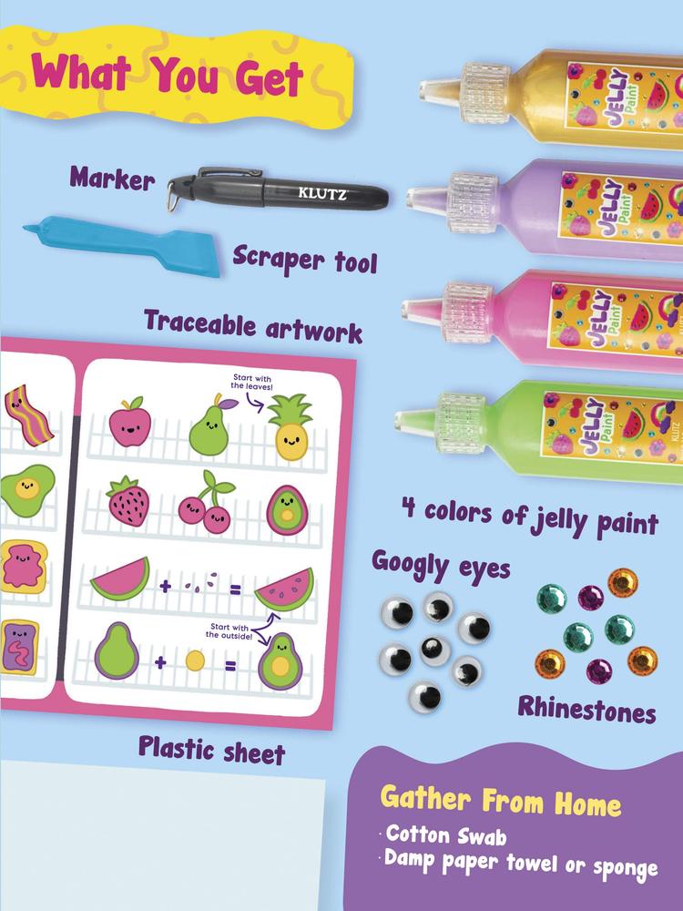 Klutz Jelly Stickers Paint & Peel