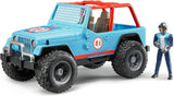 Blue Jeep Cross Country Racer