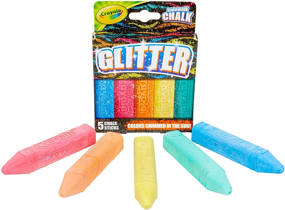 Glitter Sidewalk Chalk