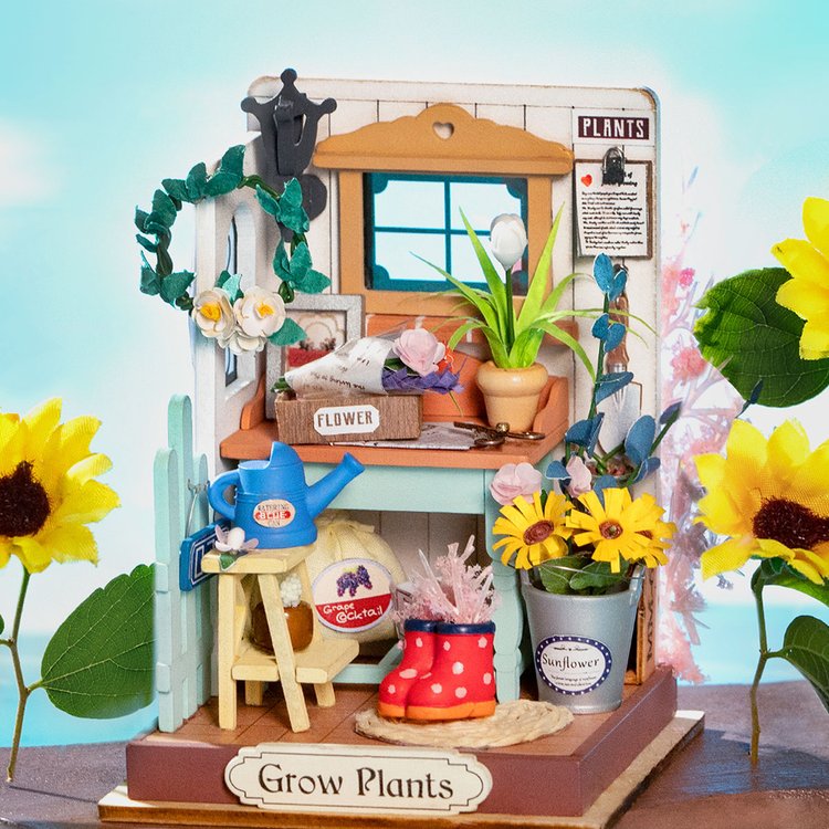 Dreaming Terrace Garden DIY Miniature House