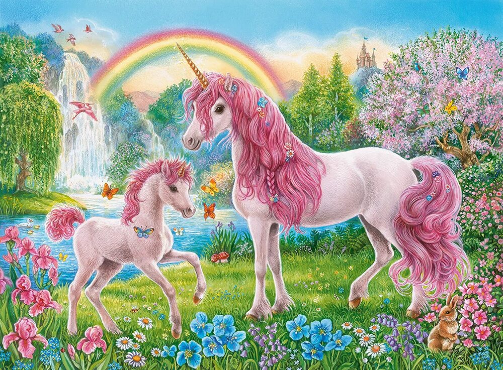 Magical Unicorns - 100 Pieces Puzzle