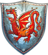 Knight Shield Amber Dragon