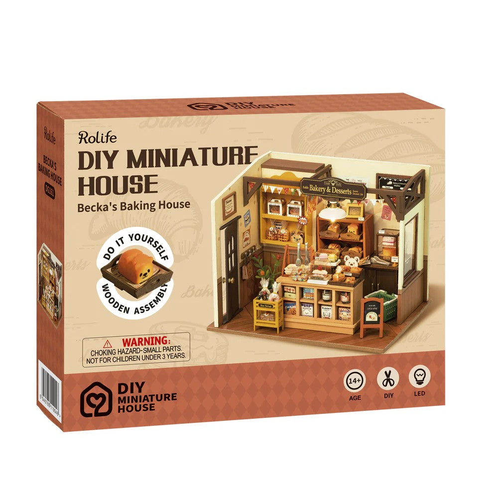 Rolife Becka's Baking House DIY Miniature House Kit