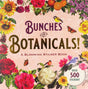 Book cover of 'Bunches of Botanicals!' with floral design and text on a pink background