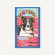 Dog Tarot cards cover with a dog illustration on a white background