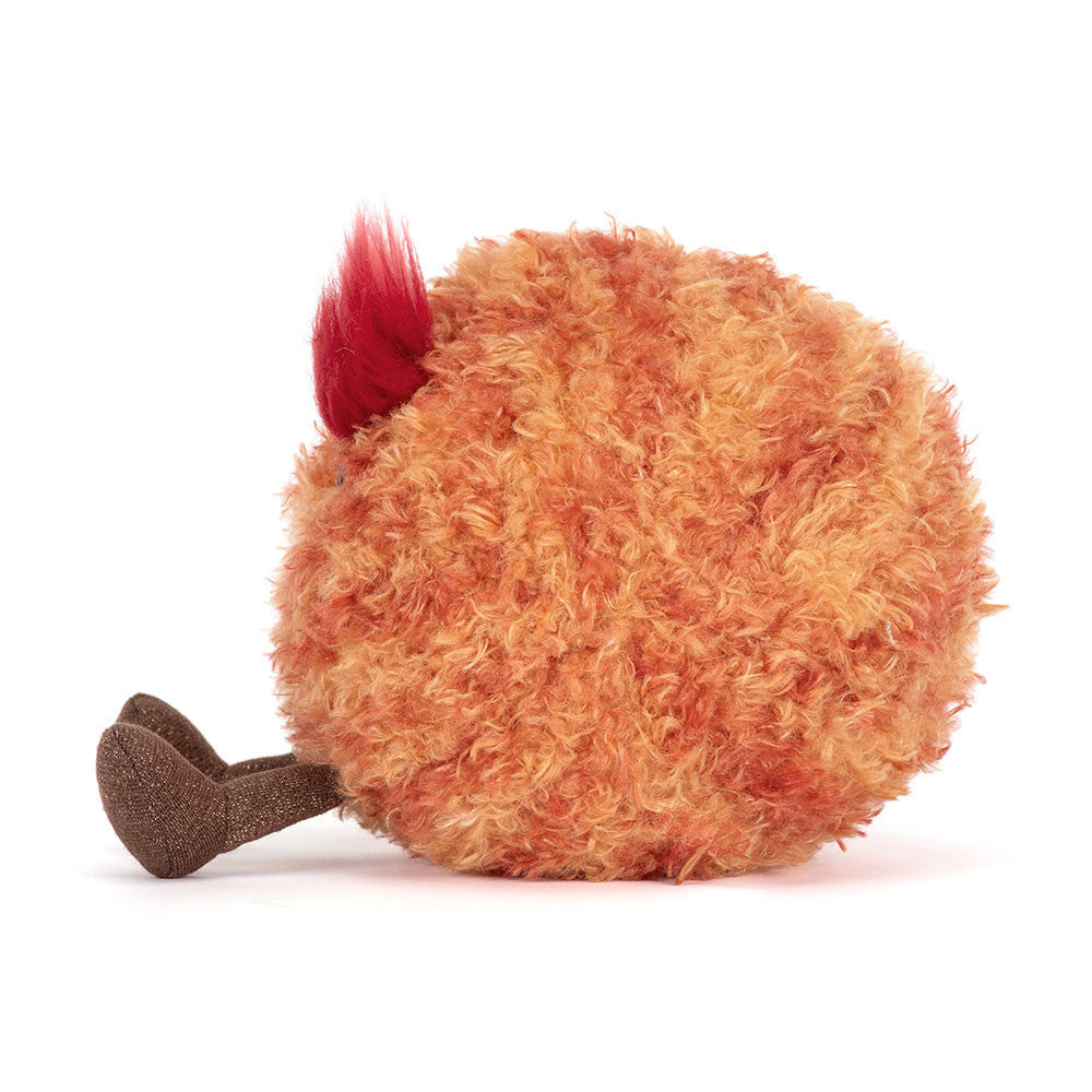 Amuseables Planet Mars plush toy with red eyebrows on a white background