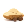 Soft and cuddly Amuseables Margaux Madeleine plush toy designed as a smiling madeleine pastry with cute little legs, perfect for kids and as a charming gift.