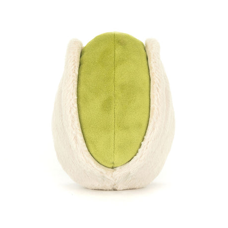 Green and white plushAmuseables Horatio Pistachio toy on a white background