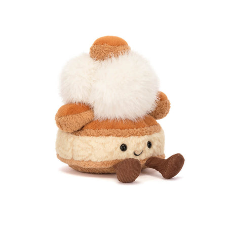 Plush Amuseables Mirielle St. Honoré with brown and white colors on a white background