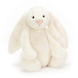 Cream-colored plush Bashful Cream Bunny Large on a white background