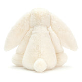 Plush Bashful Cream Bunny Large on a white background