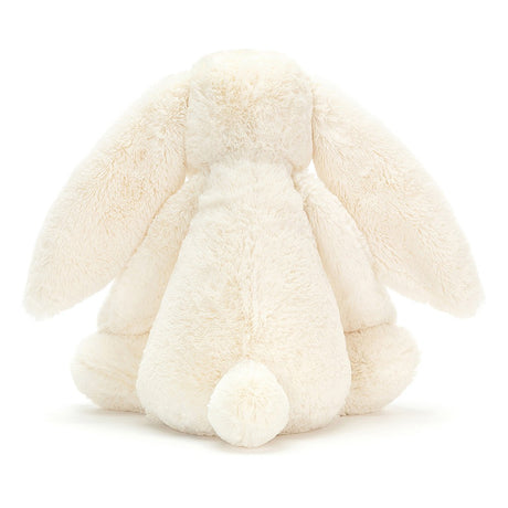 Plush Bashful Cream Bunny Large on a white background