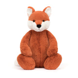 Soft and cuddly Bashful Fox Cub Really Big plush toy with bright orange and white fur, designed as an adorable stuffed animal perfect for children and gift giving.