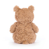 Brown Bartholomew Bear Tiny sitting on a white background