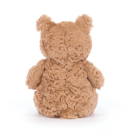 Brown Bartholomew Bear Tiny sitting on a white background