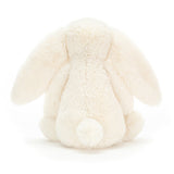 Cream-colored Bashful Cream Bunny Medium plush toy on a white background