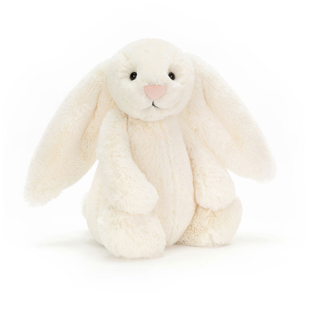 Bashful Bunny Cream Small plush toy on a white background