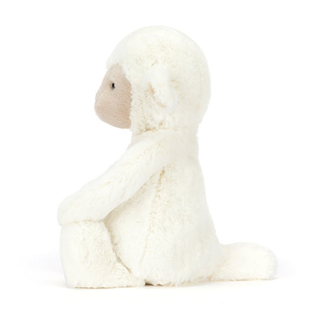 White plush Skipson Lamb Original on a white background
