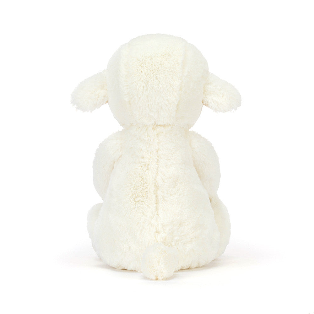 White plush Skipson Lamb Original on a white background