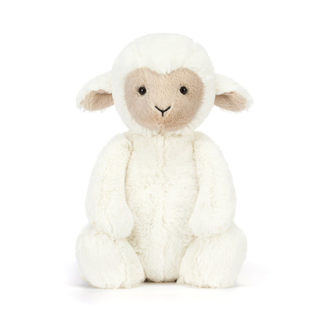 White plush Skipson Lamb Original with a soft texture on a white background