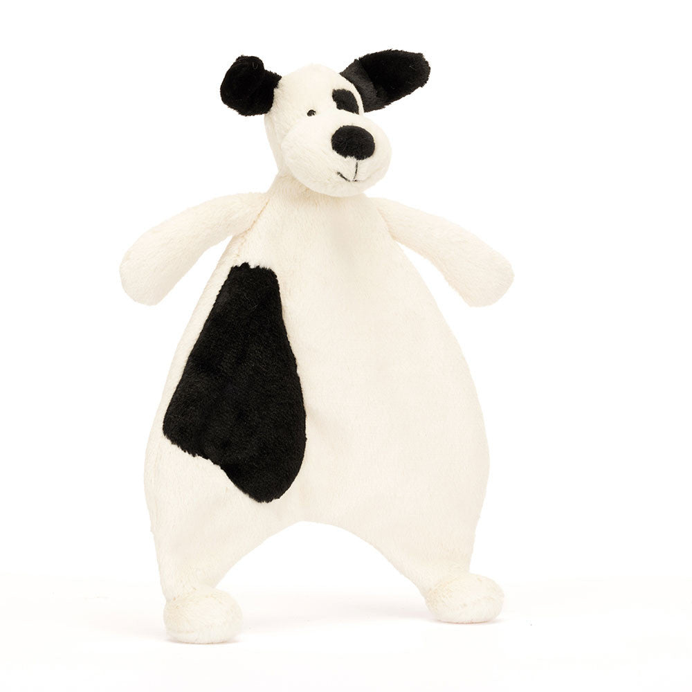 Bashful Black & Cream Puppy Comforter – Grandrabbit's Toy Shoppe