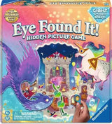 Box of EFI Fantasy Board Game Hidden Picture Game' with colorful illustrations and Ravensburger branding.