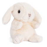 Plush Kanini - White bunny on a white background
