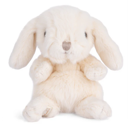 Plush Kanini - White bunny on a white background