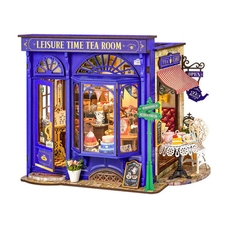 Leisure Time Tea Room on a white background
