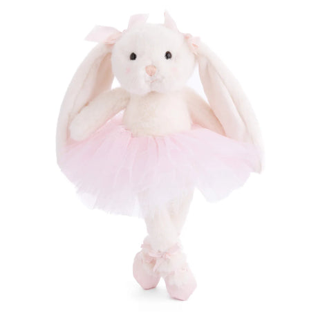 Plush Dancing Jayleen - Light Pink bunny wearing a light pink tutu on a white background
