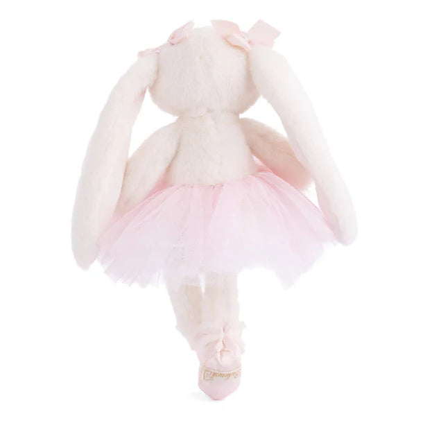 Plush Dancing Jayleen - Light Pink bunny wearing a light pink tutu on a white background