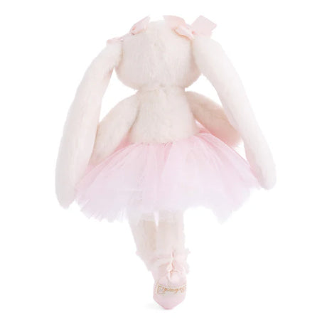 Plush Dancing Jayleen - Light Pink bunny wearing a light pink tutu on a white background