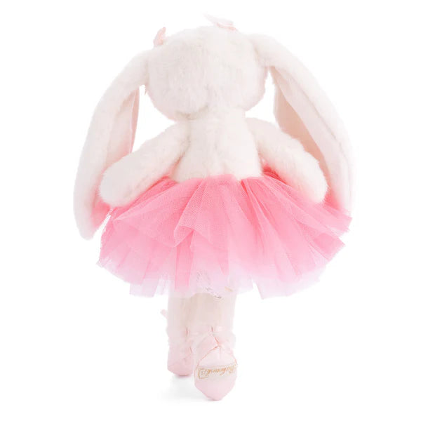 Plush Dancing Jayleen - Pink  bunny on white background