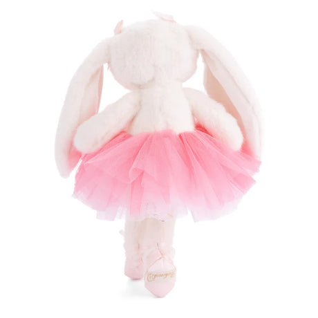 Plush Dancing Jayleen - Pink  bunny on white background