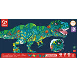 Dinosaur Shimmer Floor Puzzle packaging with colorful dinosaur illustration on a blue background