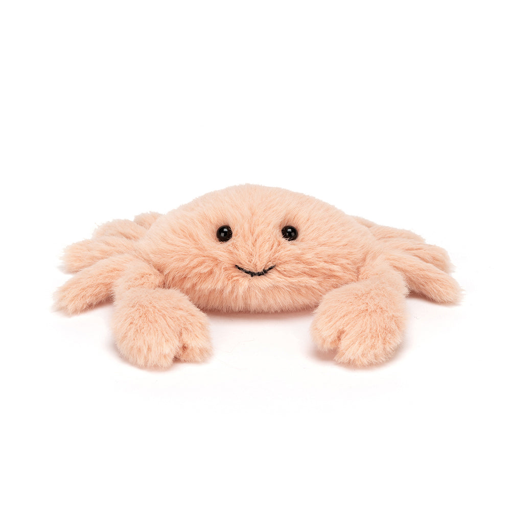 Plush Fluffy Crab on a white background