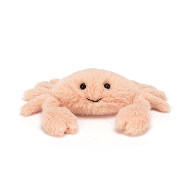 Plush Fluffy Crab on a white background
