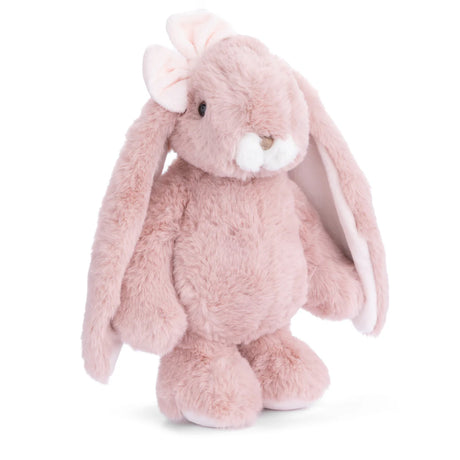 Plush Friendly Kanina - Antique Pink bunny toy with pink fur on a white background