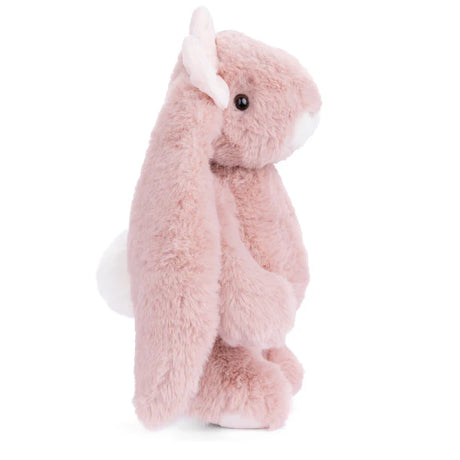 Plush Friendly Kanina - Antique Pink bunny with pink color on a white background