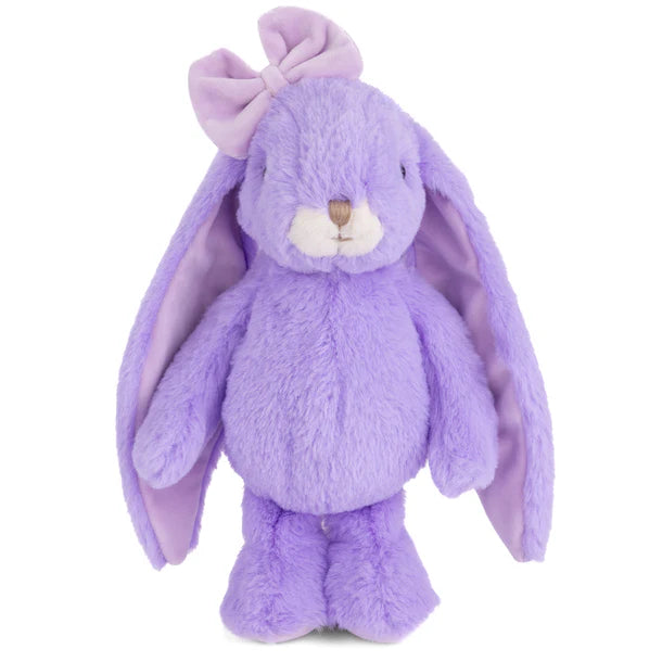 Plush Friendly Kanina - Lavender bunny on a white background