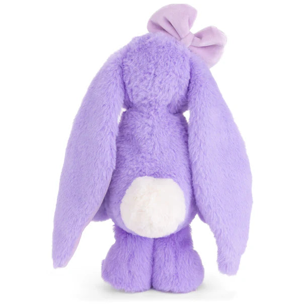 Plush Friendly Kanina - Lavender bunny on a white background