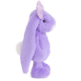 Plush Friendly Kanina - Lavender bunny on a white background