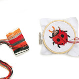 Ladybug Mini Cross Stitch Embroider Kit