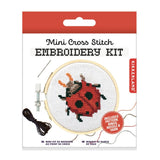 Ladybug Mini Cross Stitch Embroider Kit