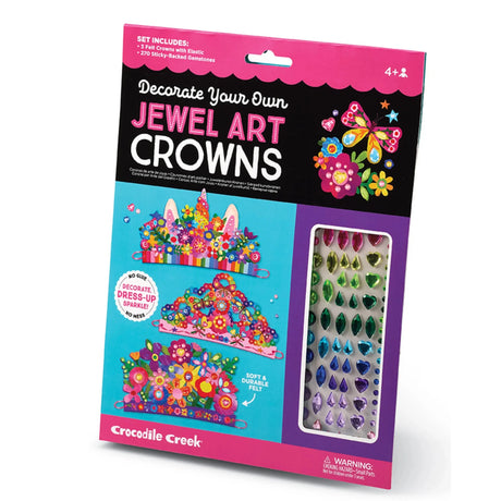 Jewel Art Crowns - Unicorn Flowers packaging