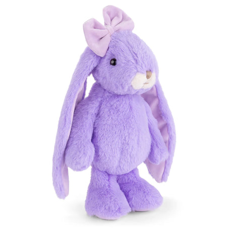 Plush Friendly Kanina - Lavender bunny on a white background