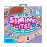 Shrink-its! DIY Shrink Art Bracelet Kit - BFF packaging with colorful shrink art designs on a white background