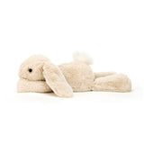 Beige plush Smudge Rabbit Medium toy on a white background