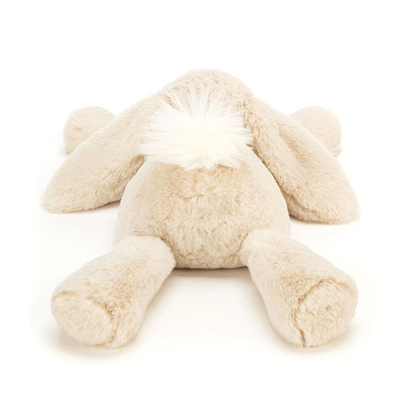 Beige plush Smudge Rabbit Medium on a white background