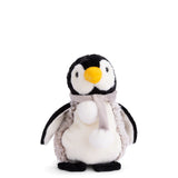 Plush Sweet Julius penguin toy with a yellow beak on a white background